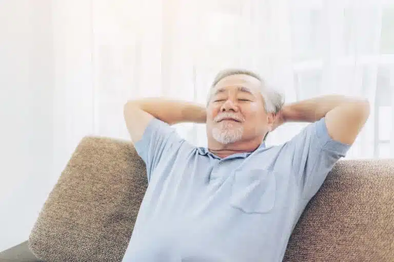 A doctor explaining the successful results of ED shockwave therapy to a patient