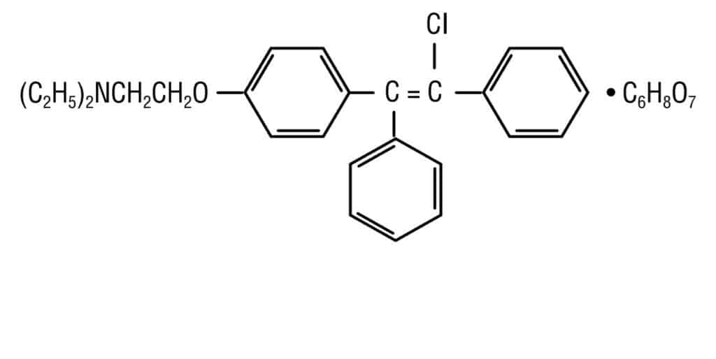 clomid structure molecule