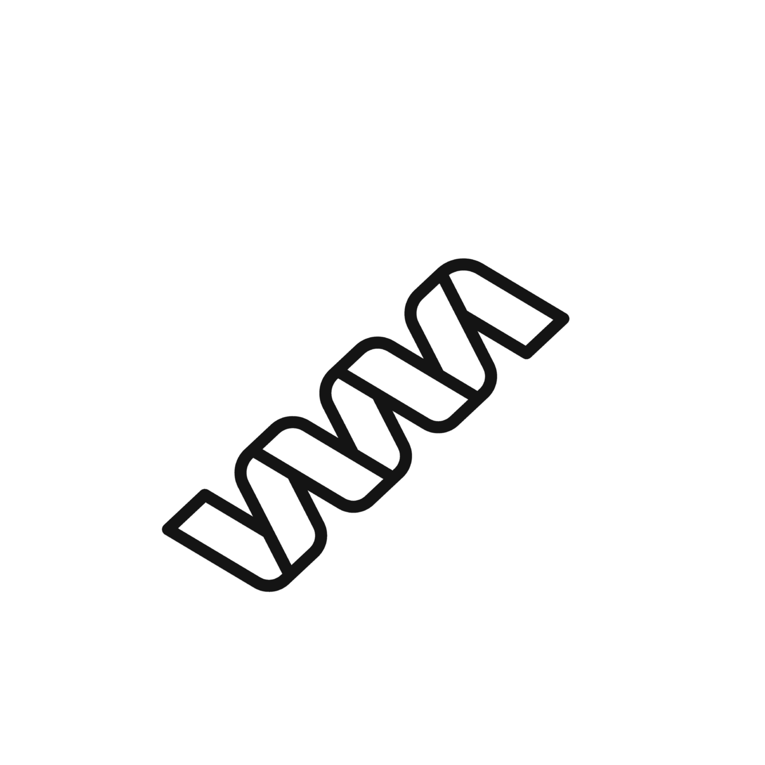 Alpha-helix peptide molecular structure — Retatrutide
