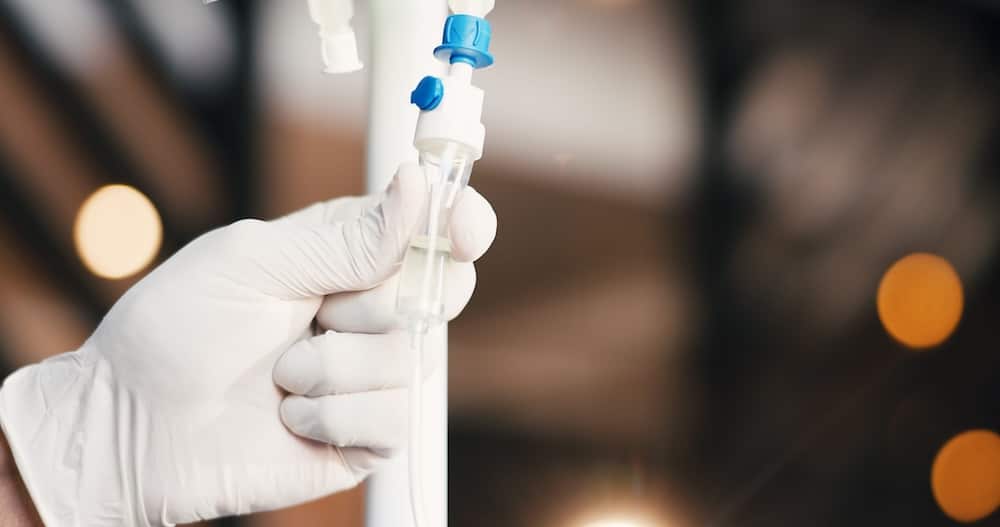 An NAD+ IV drip therapy at H.U.M. Clinic in Bangkok