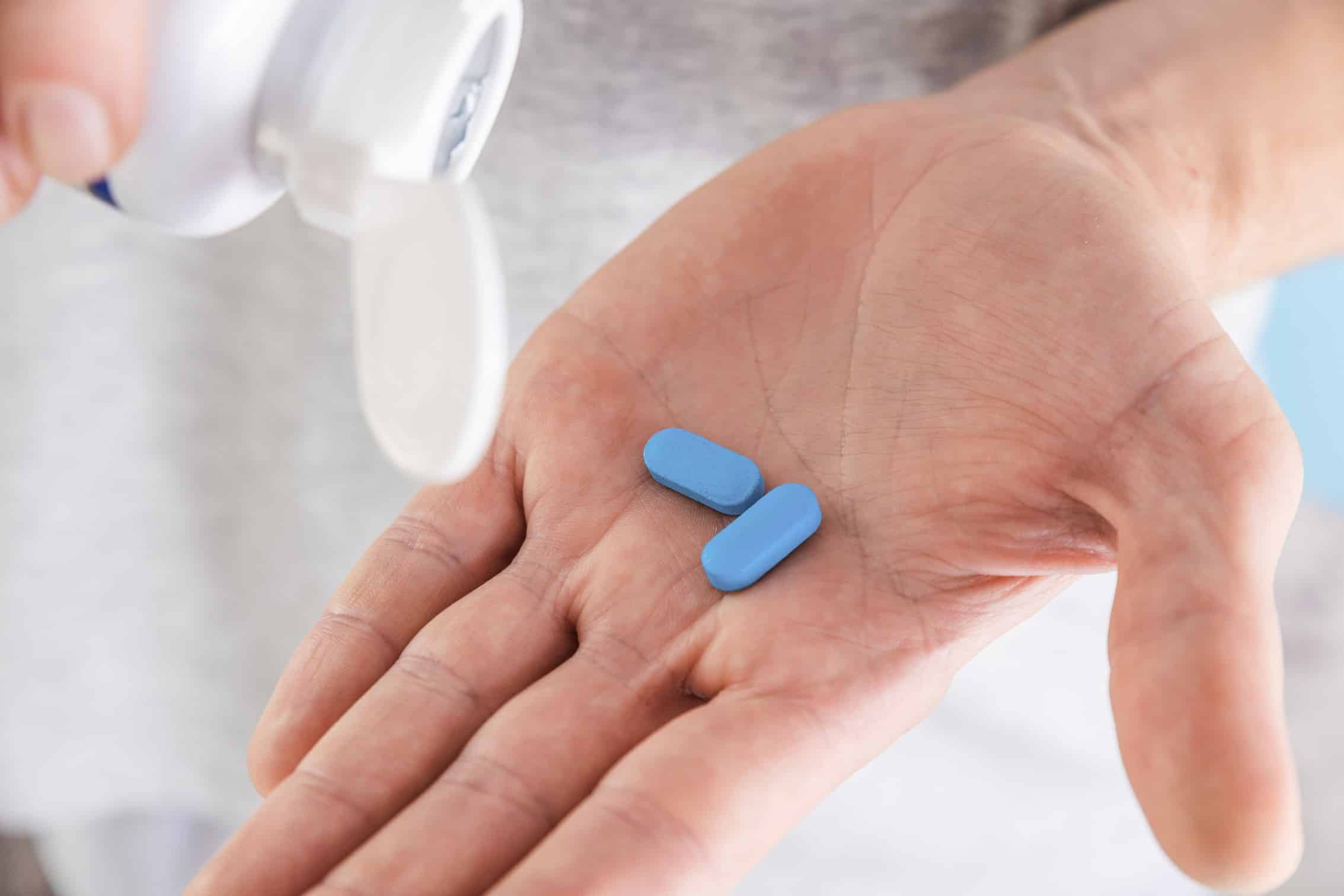 A patient taking PrEP for sexual health prevention